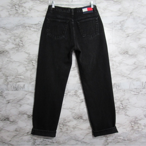 Tommy Hilfiger Denim - Tommy Hilfiger Y2K Vintage Black Denim Jeans Size 28